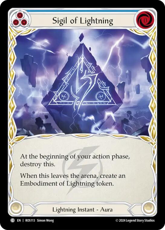 Sigil of Lightning (Marvel) [ROS113] (Rosetta)  Cold Foil