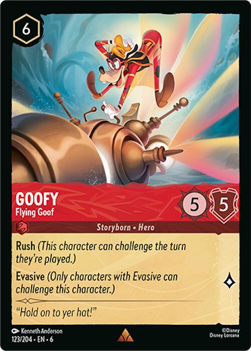 Goofy - Flying Goof (123/204) [Azurite Sea]