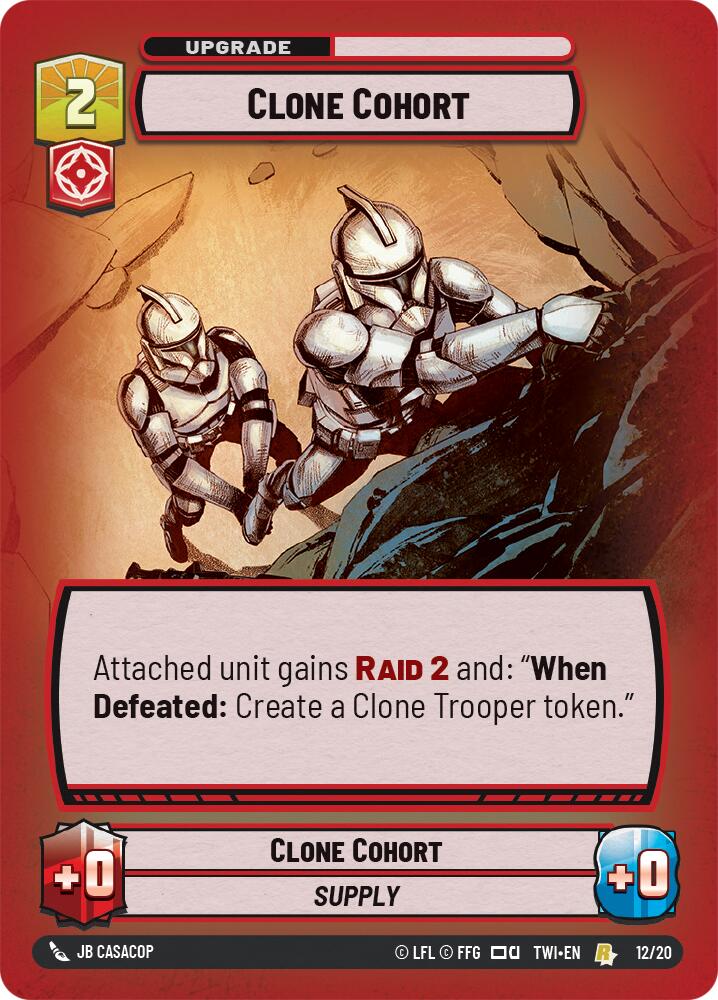 Clone Cohort (12/20) [Twilight of the Republic: Weekly Play]