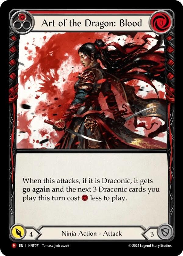 Art of the Dragon: Blood Rainbow Foil