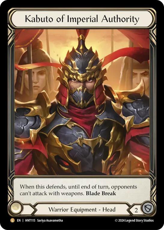 Kabuto of Imperial Authority (Extended Art)