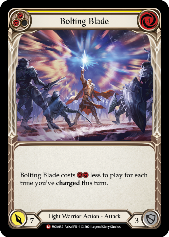 Bolting Blade [MON032-RF] (Monarch)  1st Edition Rainbow Foil