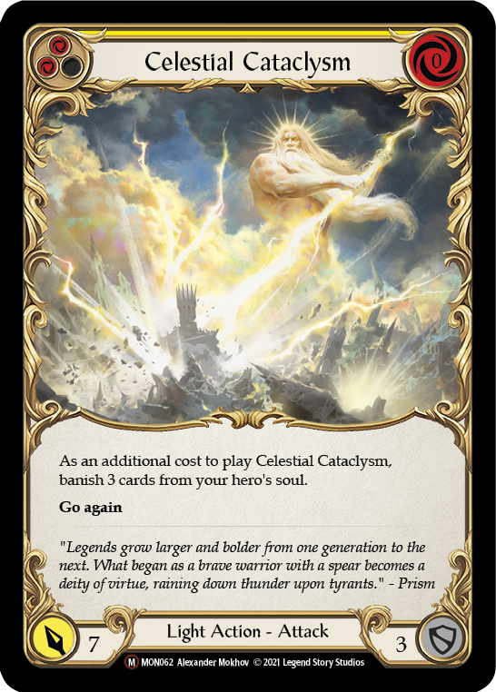 Celestial Cataclysm [U-MON062-RF] (Monarch Unlimited) Unlimited Rainbo